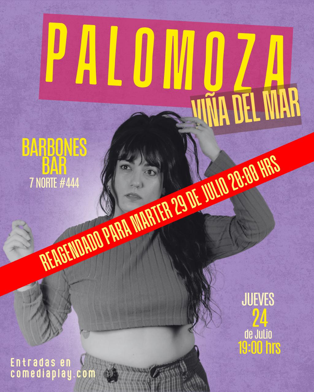 Palomoza VIÑA DEL MAR, Martes 29 de julio