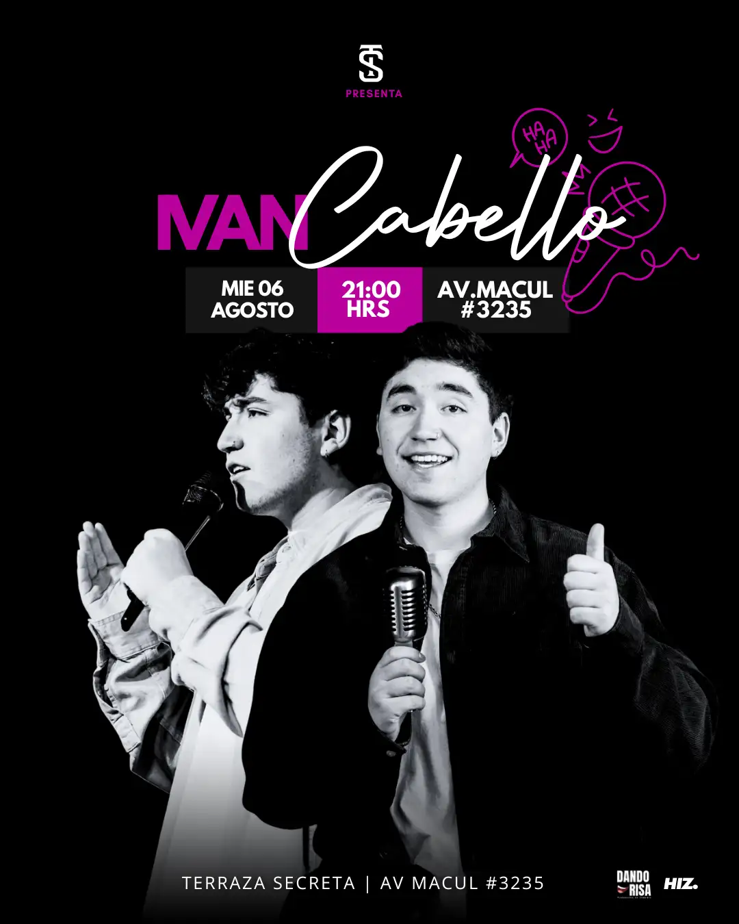 Iván Cabello en Macul, Miércoles 6 de Agosto