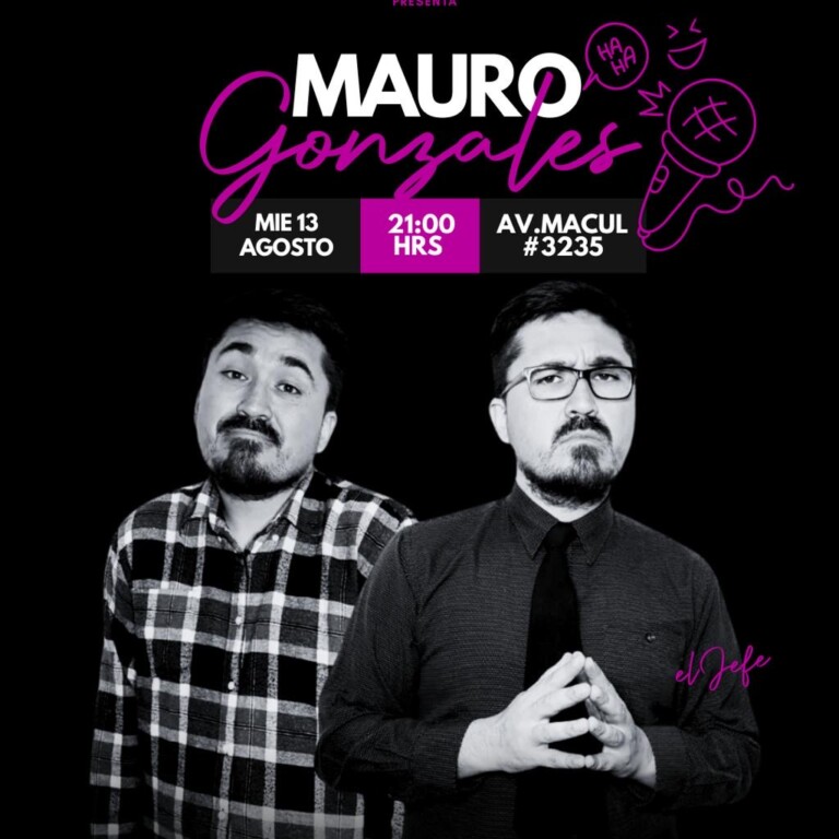 Mauro González en Macul, Miércoles 13 de Agosto