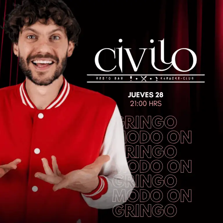 Gringo Mode On en Maipu, Jueves 28 de Agosto