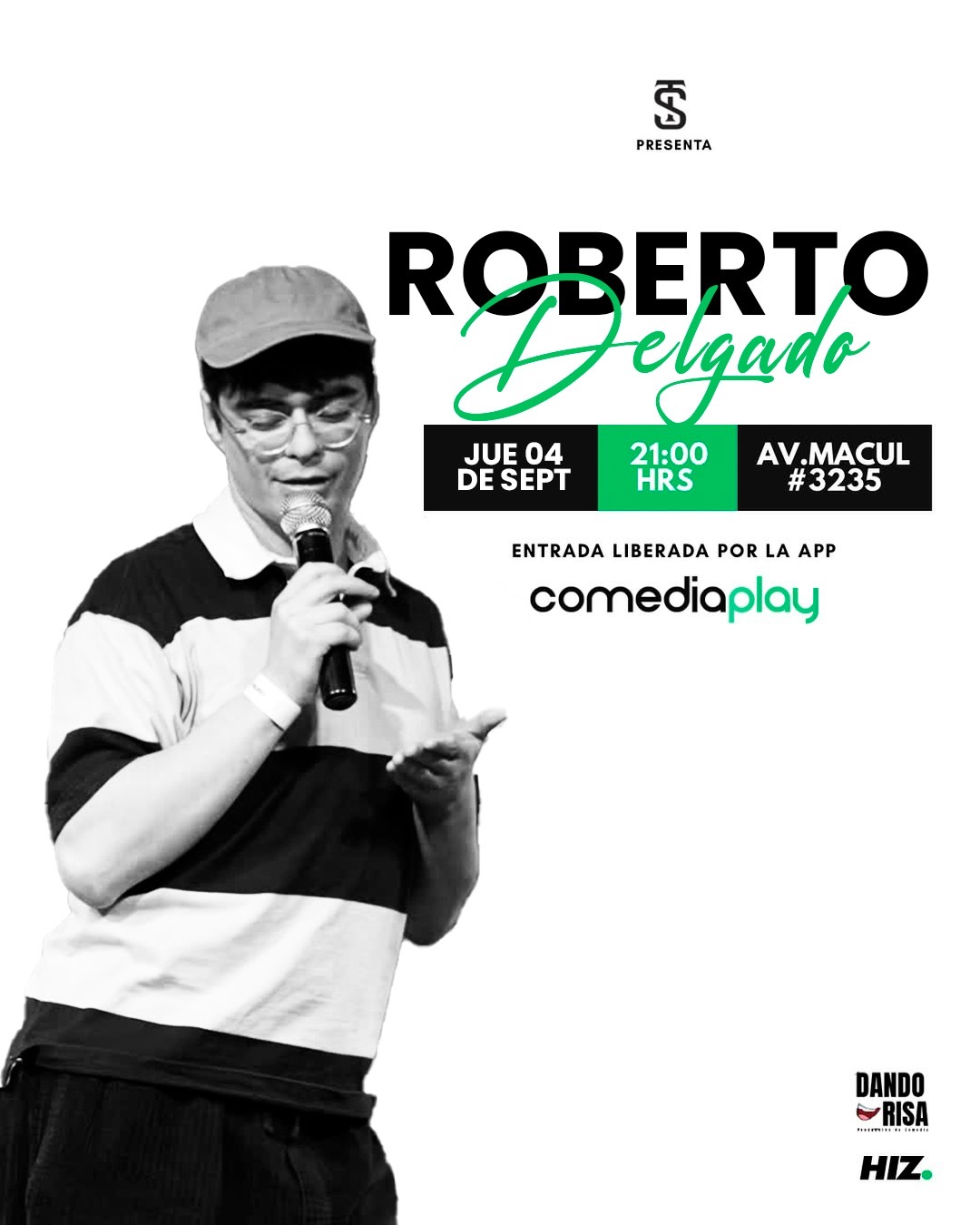 Roberto Delgado en Macul, Jueves 4 de Septiembre