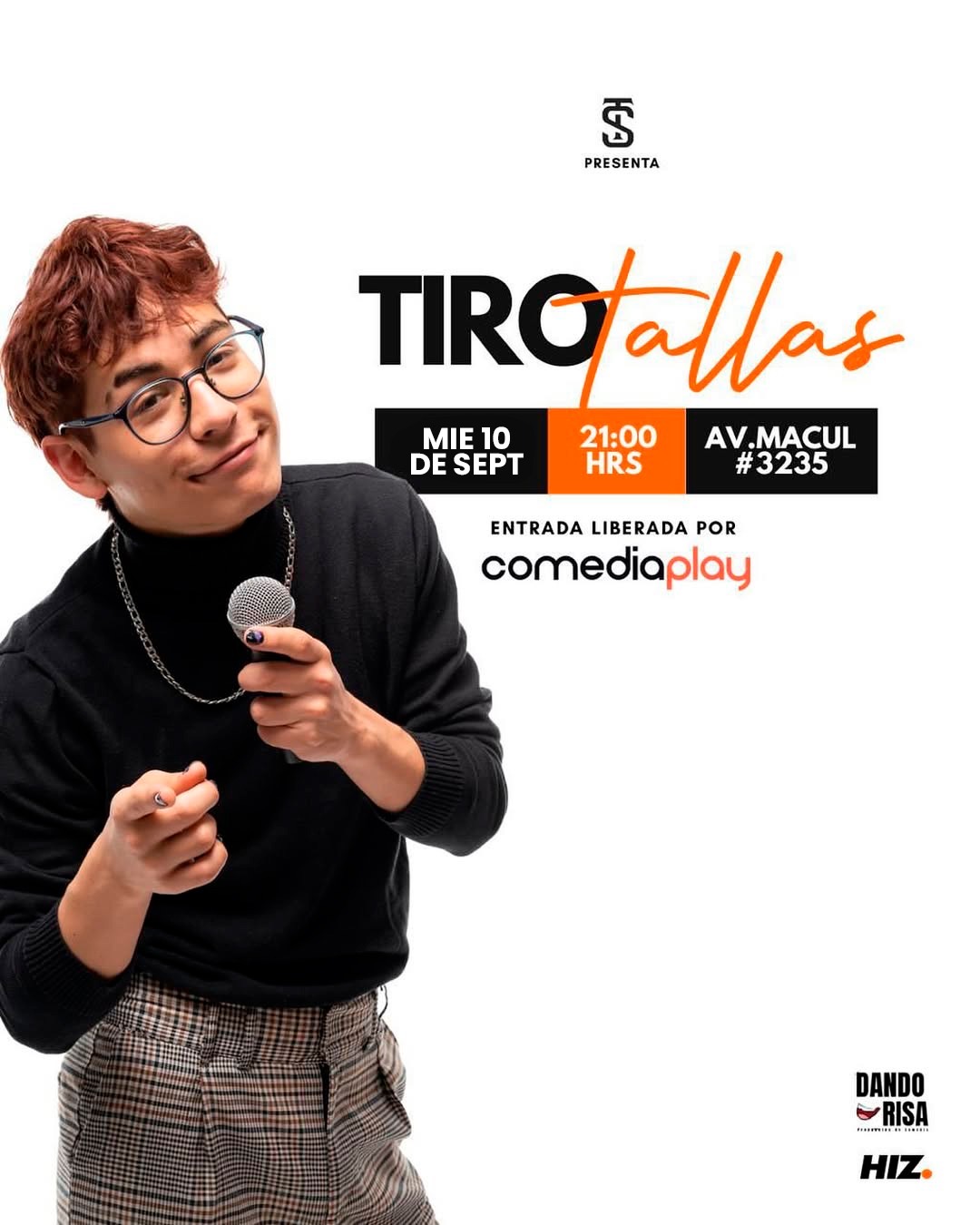 Tiro tallas en Macul, Miércoles 10 de septiembre