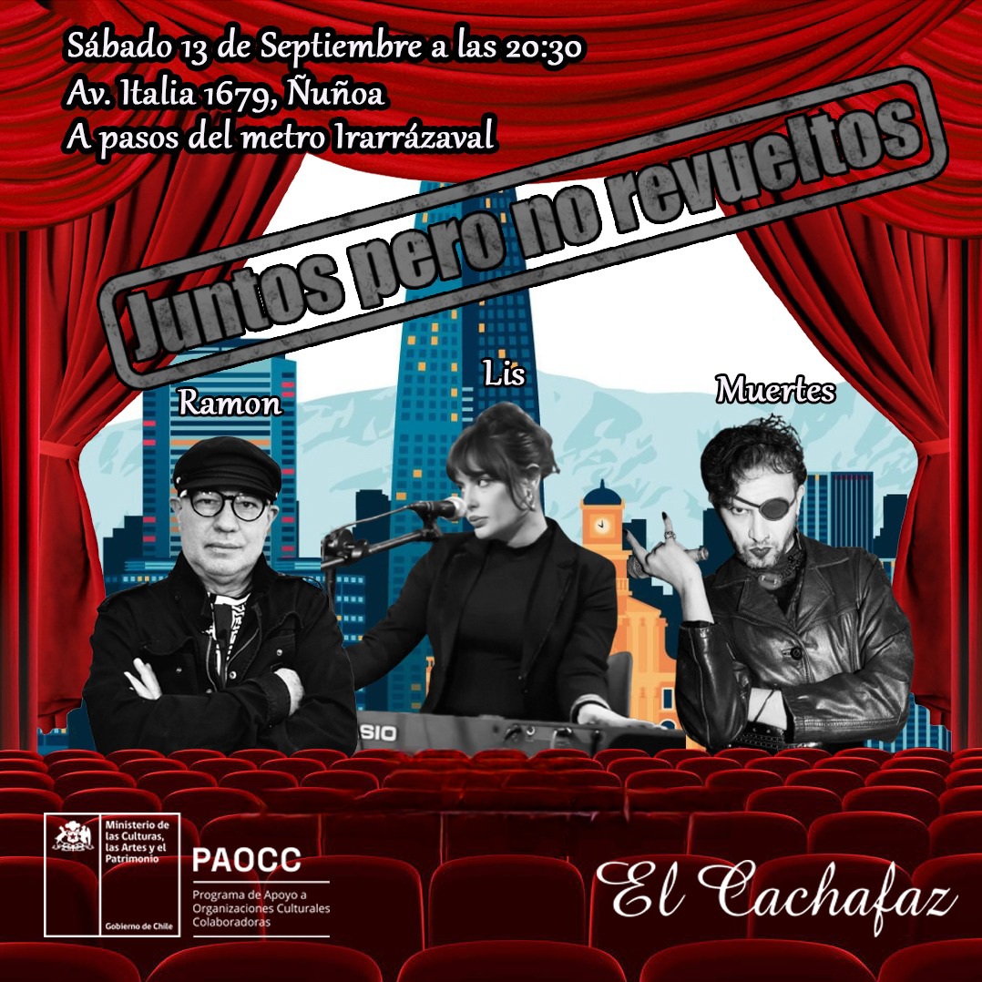 Juntos pero no revueltos»: Stand Up Comedy – Sáb 13 sept a las 20.30hrs