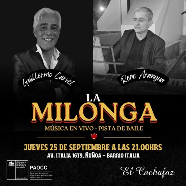 Milongas – Jue 25 sept a las 21.00hrs