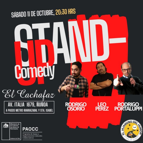 El Jajamino del Humor: Show stand up – Sáb 11 octubre a las 20.30hrs