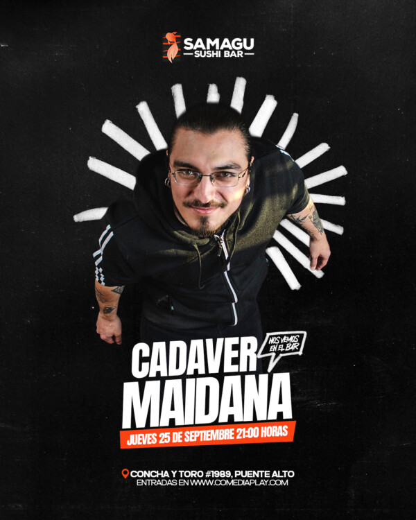 Cadaver Maidana en Samagu Restobar, Jueves 25 de Septiembre