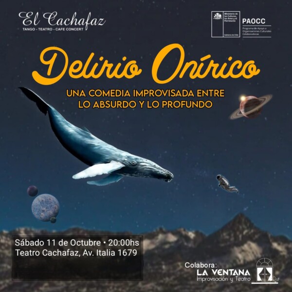 Delirio Onírico – Sáb 11 octubre a las 20.00hrs