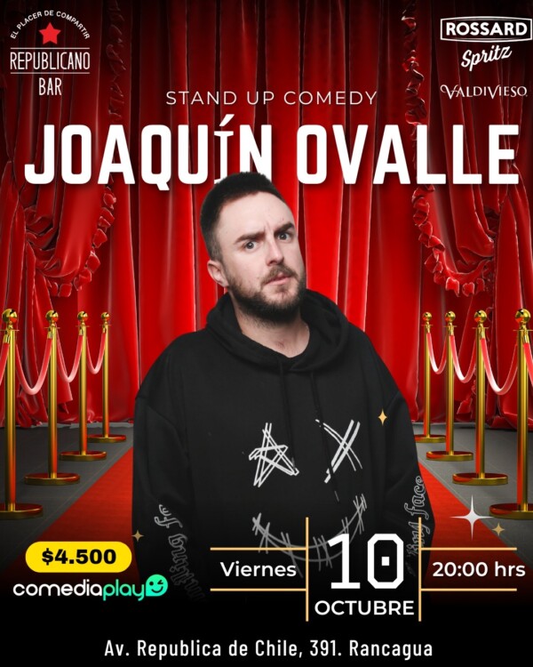 Joaquín Ovalle en Rupublicano Bar Rancagua, Viernes 10 de Octubre