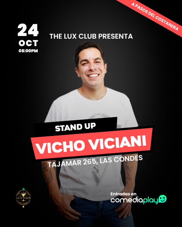 Vicho Viciani en The Lux Club, Viernes 24 de octubre