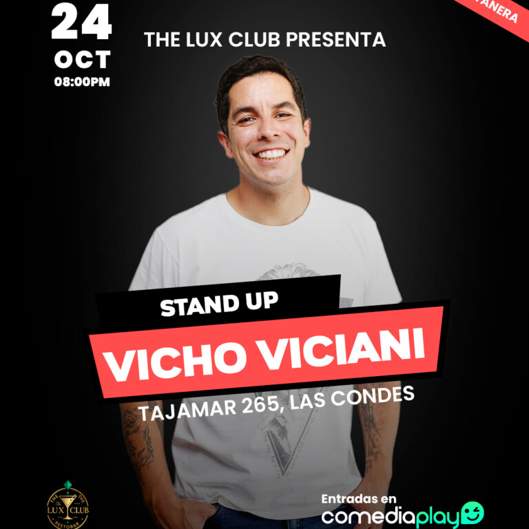 Vicho Viciani en The Lux Club, Viernes 24 de octubre