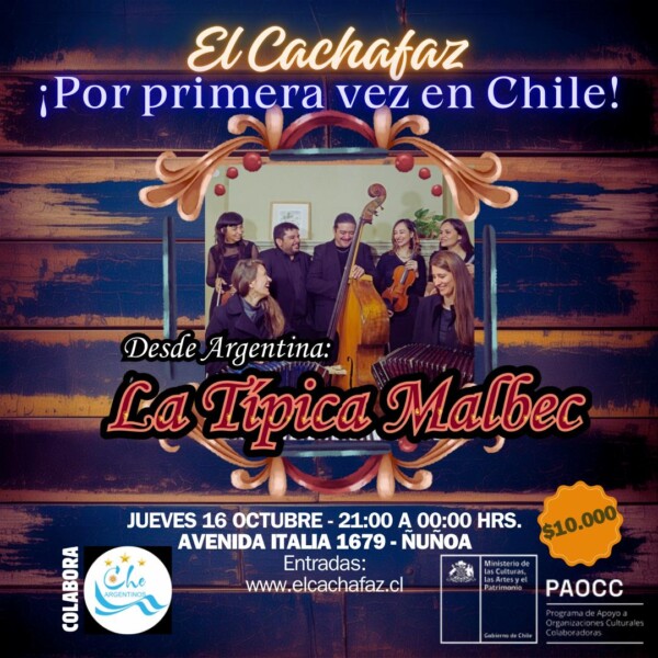 La Milonga – Jue 16 de octubre a las 21.00hrs