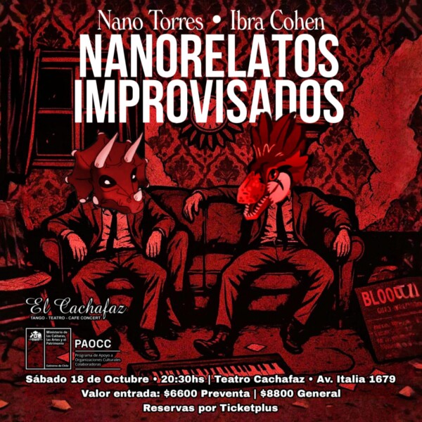 Nanorelatos Improvisados – Sáb 18 octubre a las 20.30hrs