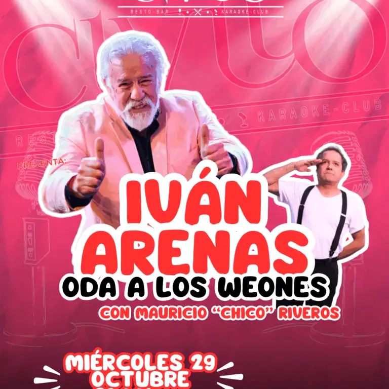 Iván Arenas en Civilo Bar (Maipú), Miércoles 29 de octubre
