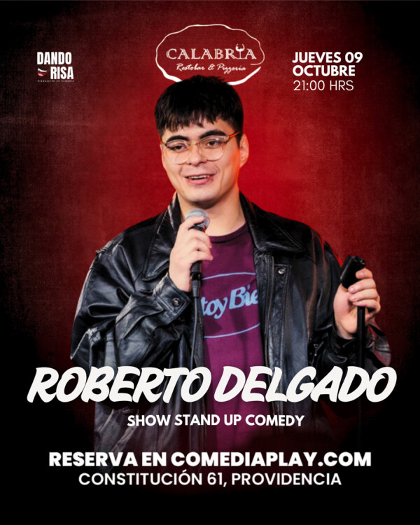 Roberto Delgado en Calabria, Jueves 9 de Octubre