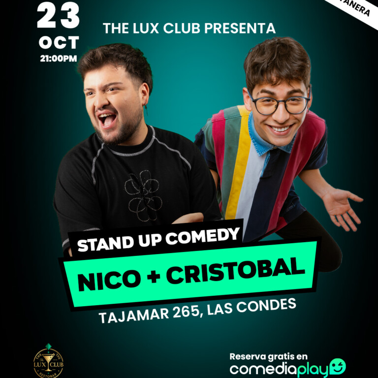 Nico + Cristobal en The Lux Club, Jueves 23 de octubre