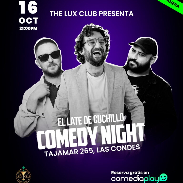 El Late de Cuchillo en The Lux CLub, Jueves 16 de Octubre