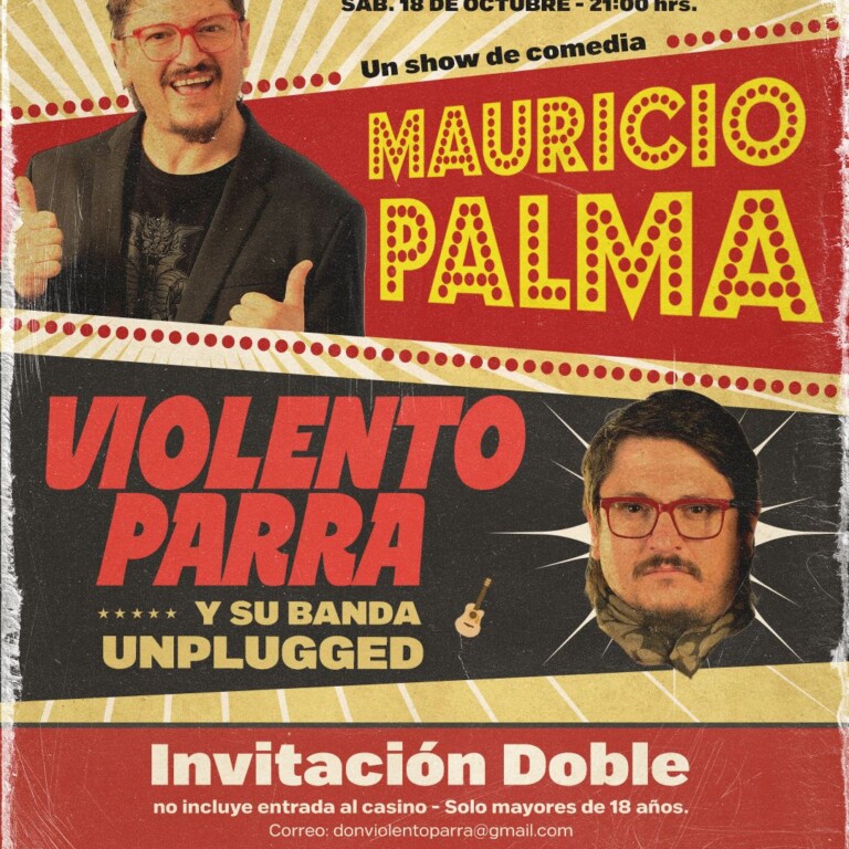 Violento Parra Unplugged, Sábado 18 de Octubre (Regalo exclusivo)