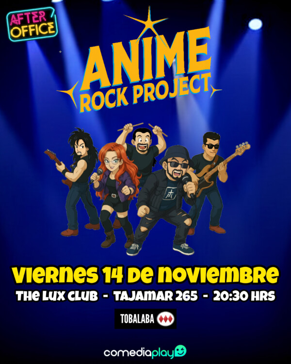 Anime Rock Project en The Lux Club, Viernes 14 de Noviembre