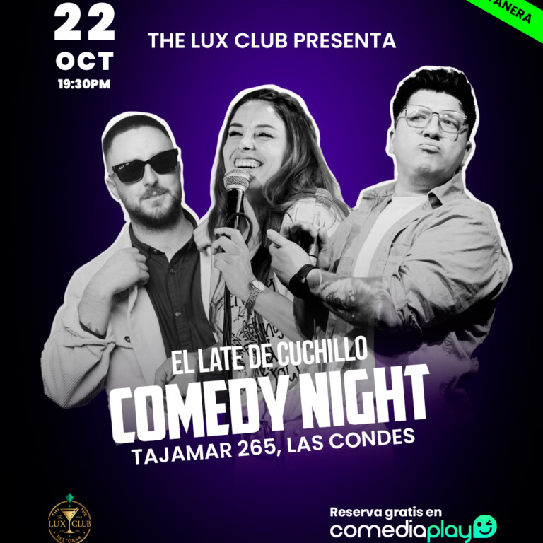 El Late de Cuchillo en The Lux CLub, Miércoles 22 de Octubre