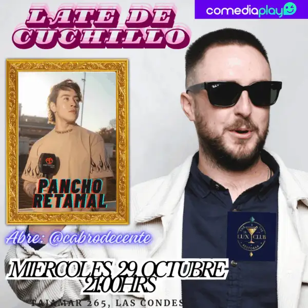 Late de Cuchillo en The Lux Club, miércoles 29 de Octubre