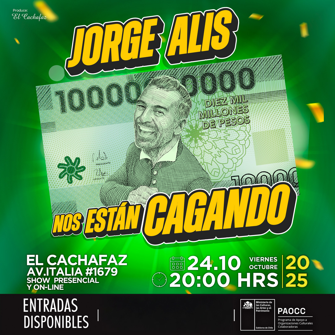 NOS ESTÁN CAGANDO! – Vie 24 de octubre a la 20.00hrs