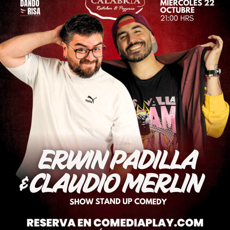 Erwin Padilla y Claudio Merlin en Calabria, Miércoles 22 de Octubre