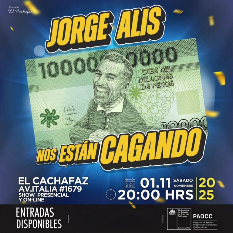 NOS ESTÁN CAGANDO! – Sáb 01 noviembre a las 20.00hrs