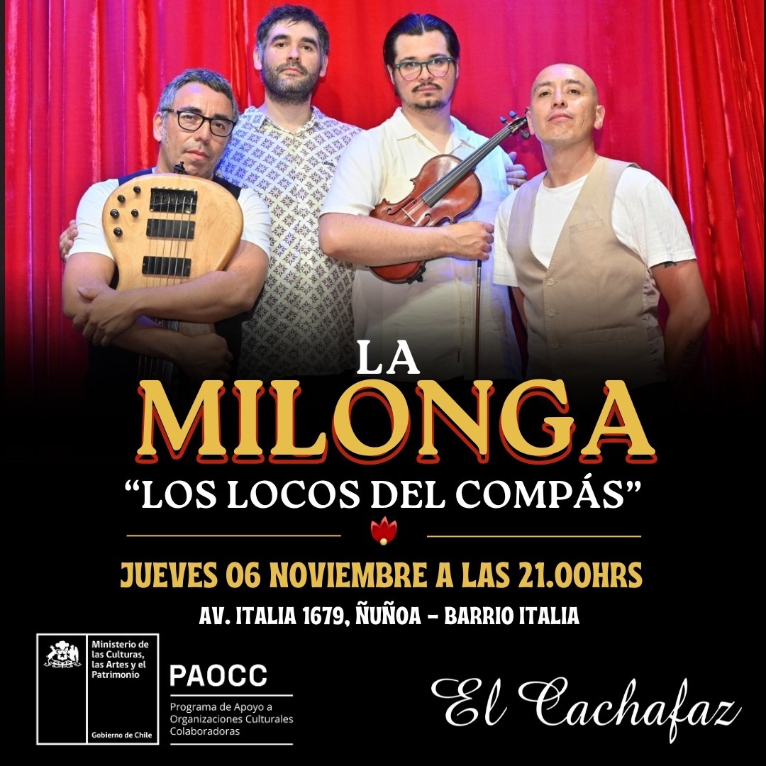 La Milonga – Jue 06 noviembre a las 21.00hrs