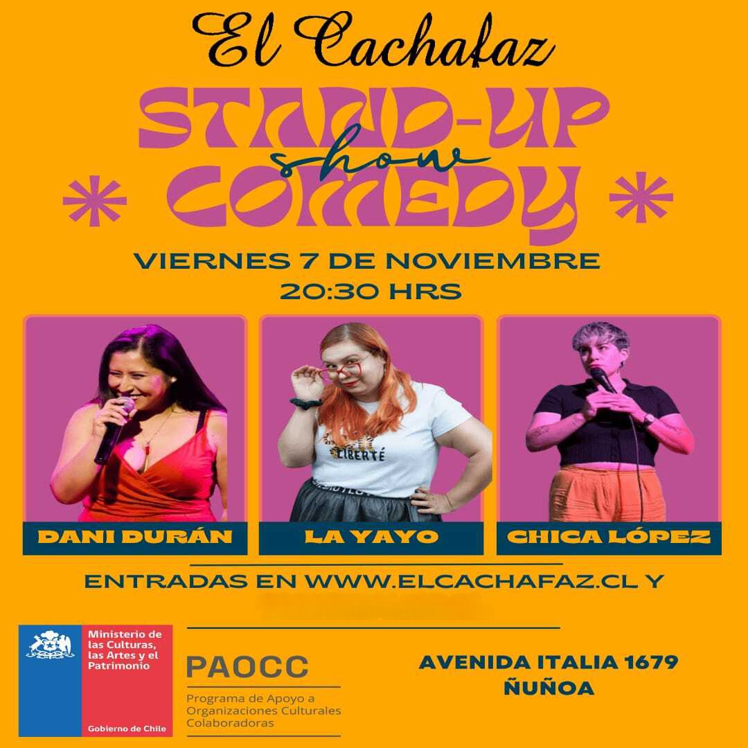 Stand-up Comedy Emergente – Vie 07 noviembre a las 20.30hrs
