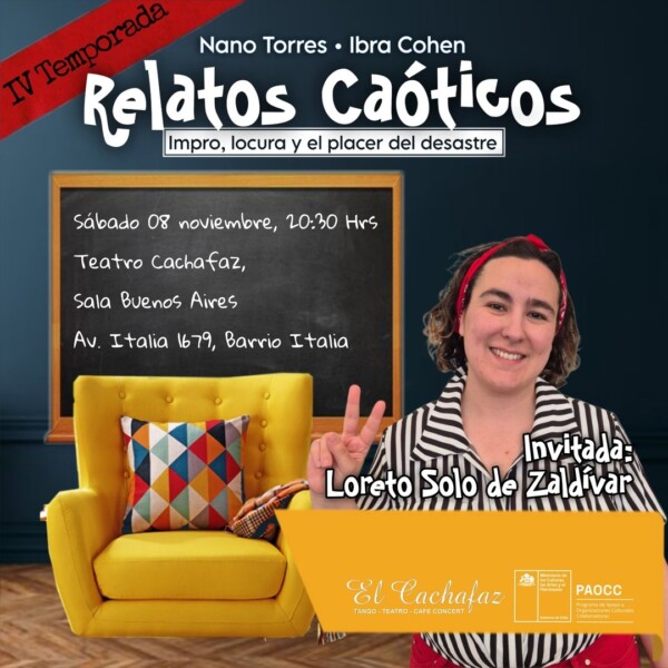 Relatos Caóticos – Sáb 08 noviembre a las 20.30hrs