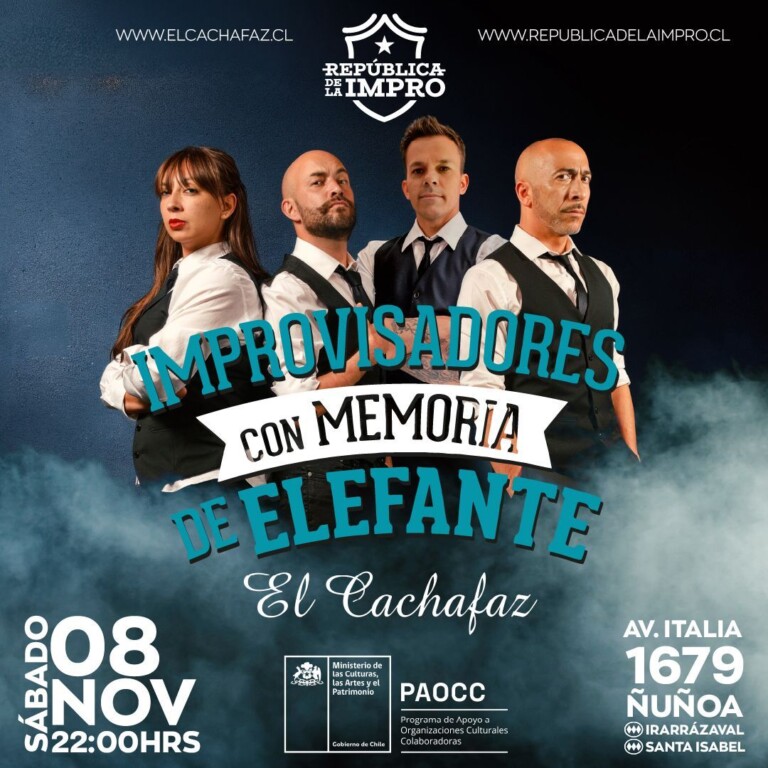 Improvisadores con Memoria de Elefante – Sáb 08 noviembre a las 22.00hrs