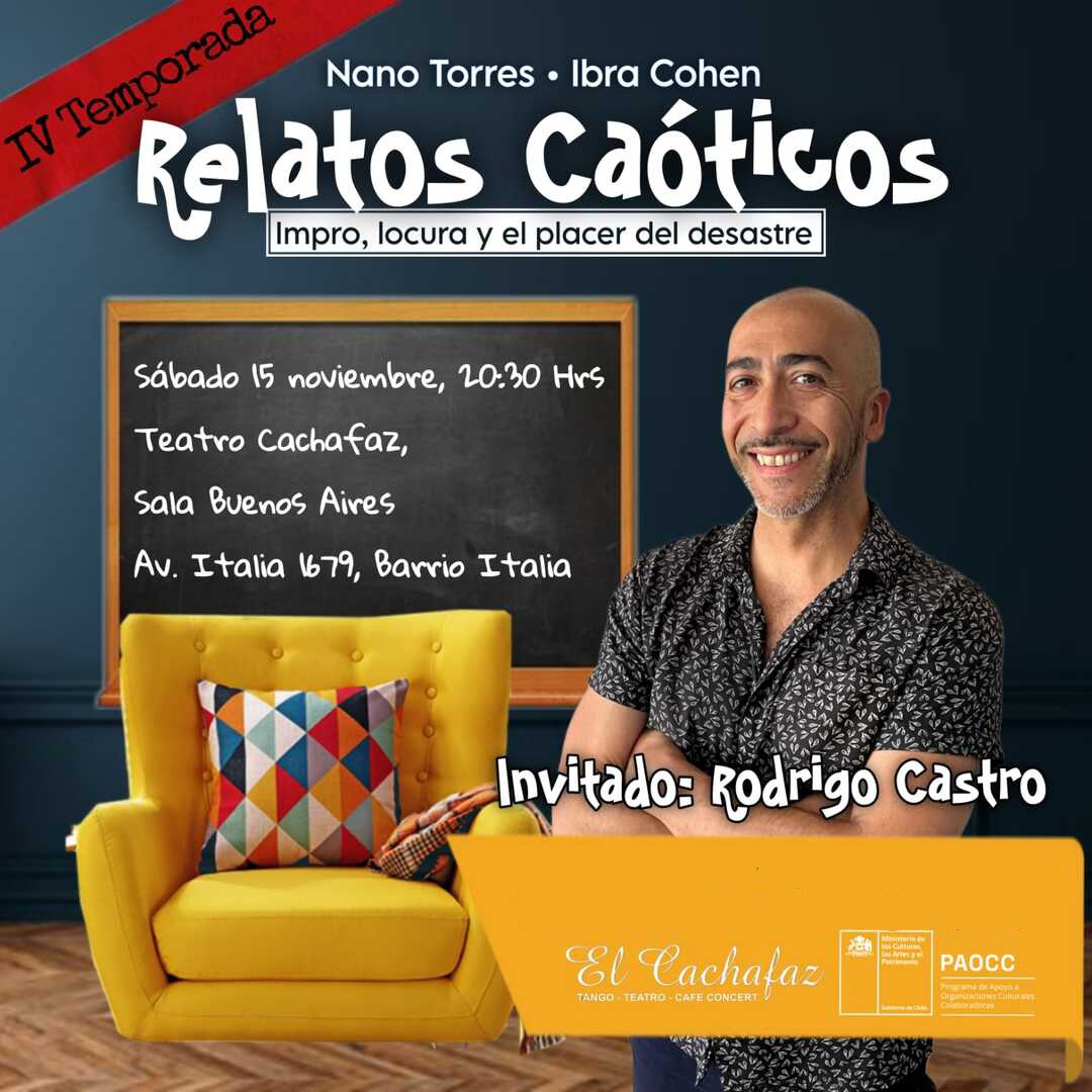 Relatos Caóticos – Sáb 15 noviembre a las 20.30hrs