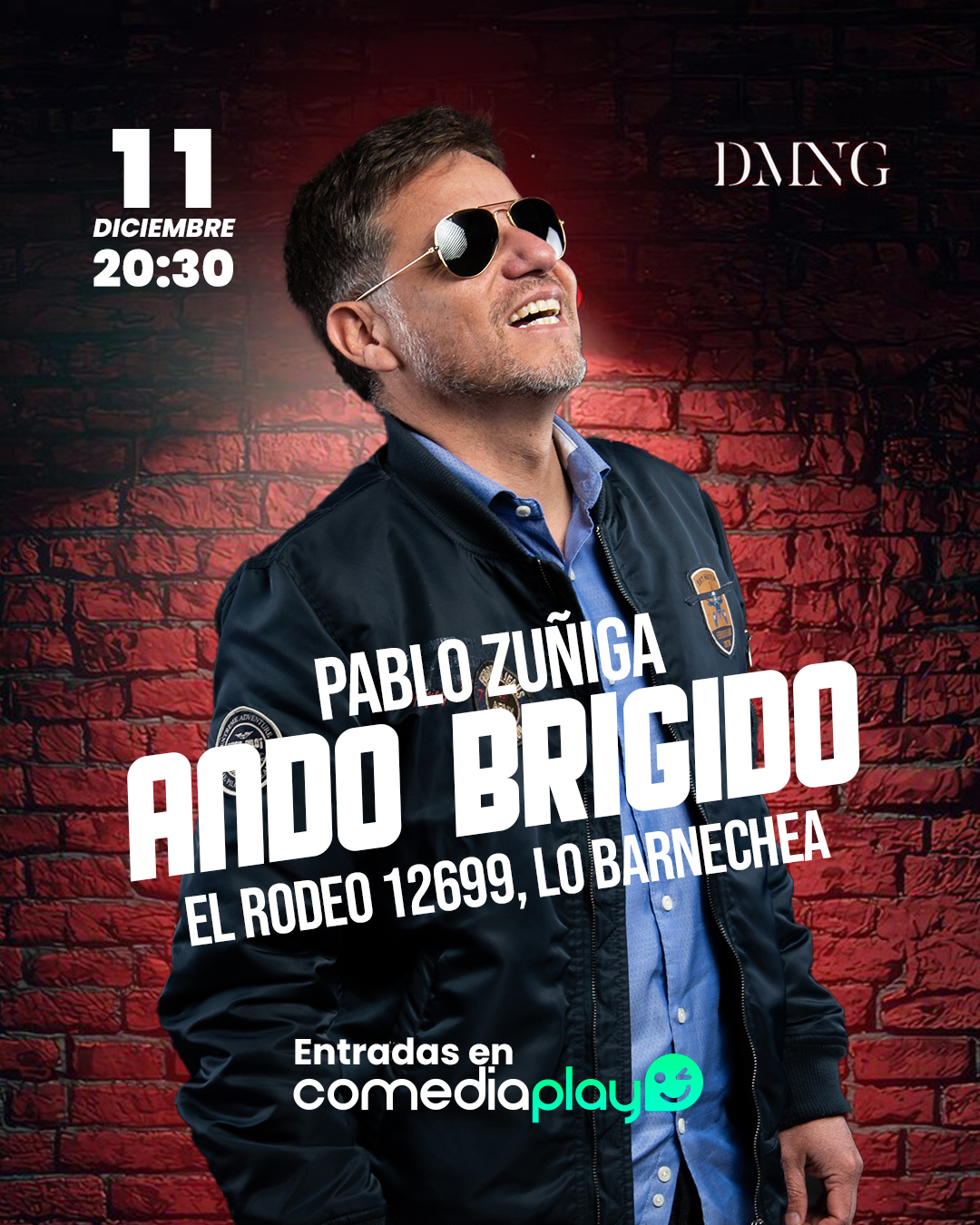 Pablo Zuñiga en Lo Barnechea, Jueves 11 de Diciembre