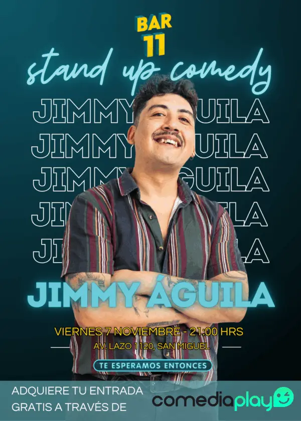 Jimmy Águila en Bar 11, Viernes 7 de noviembre
