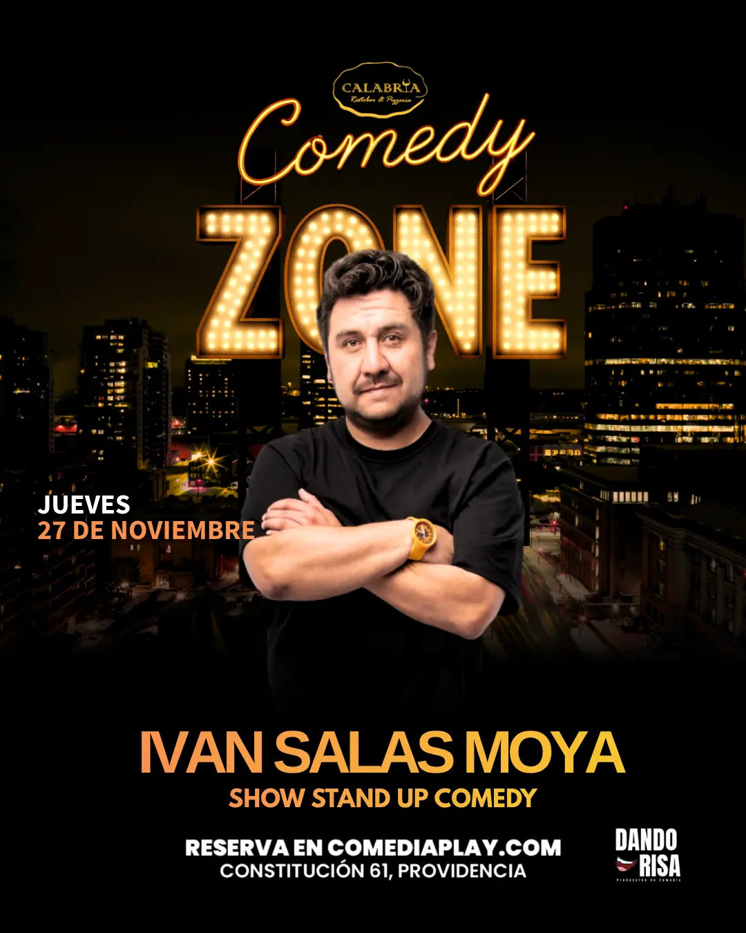 Iván Salas Moya en Calabria, Jueves 27 de Noviembre