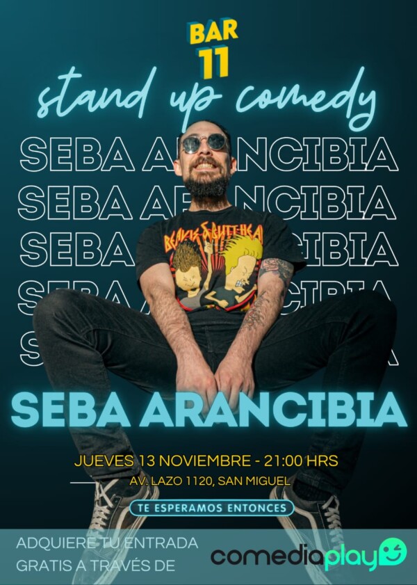 Seba Arancibia en Bar 11, Jueves 13 de Noviembre