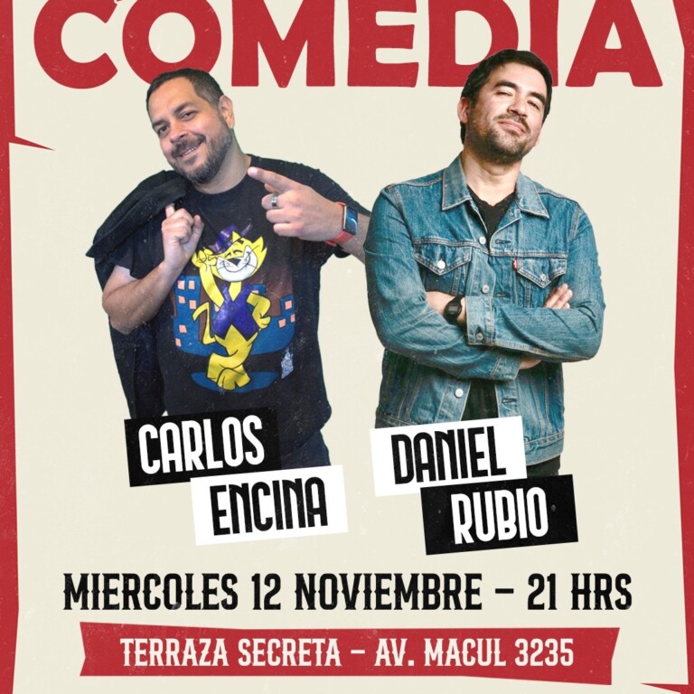 Carlos Encina y Daniel Rubio en Terraza Secreta, Miércoles 12 de Noviembre