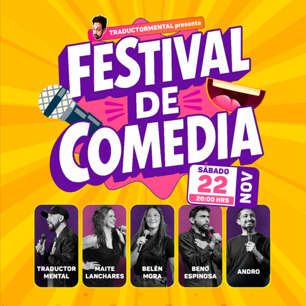 Festival de Comedia, Sábado 22 de noviembre