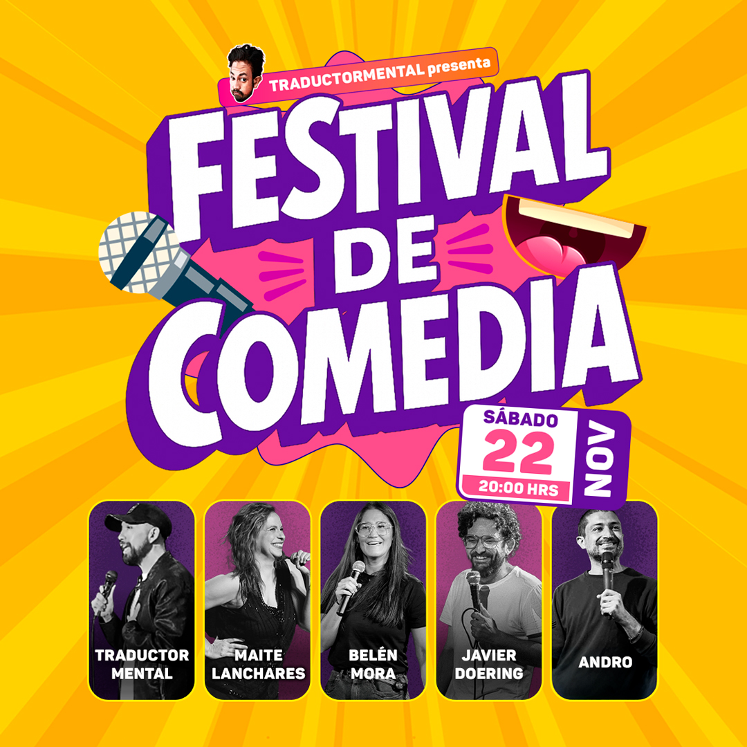 Festival de Comedia, Sábado 22 de noviembre