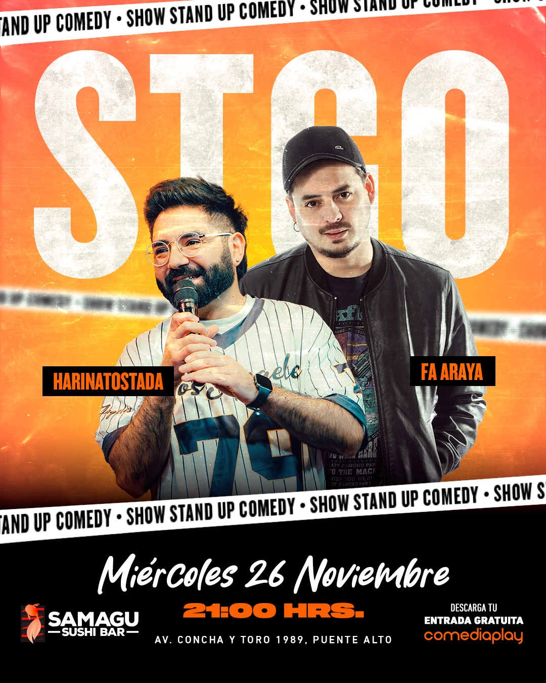 Harina Tostada y Fa Araya en Samagu, Miércoles 26 de Noviembre