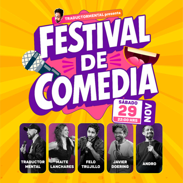 Festival de Comedia, Sábado 29 de noviembre