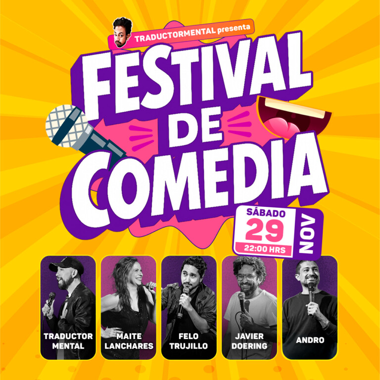 Festival de Comedia, Sábado 29 de noviembre