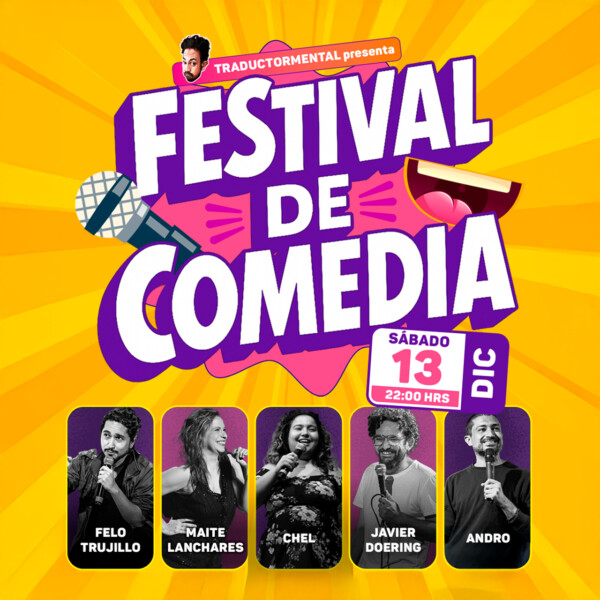 Festival de Comedia, Sábado 13 de diciembre