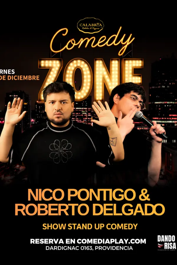 Nico Pontigo y Roberto Delgado en Teatro Fiebre, Viernes 19 de Diciembre