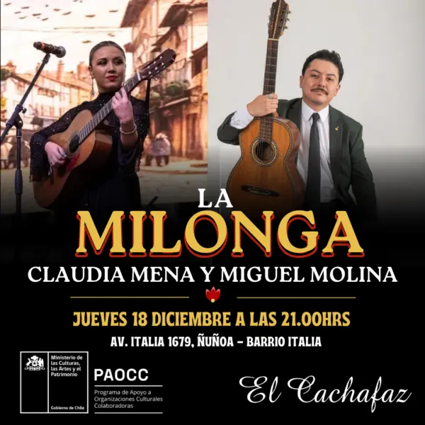 La Milonga – Jue 18 diciembre a las 21.00hrs