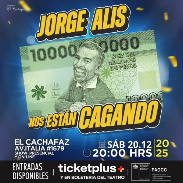 NOS ESTÁN CAGANDO! – Sáb 20 diciembre a las 20.00hrs