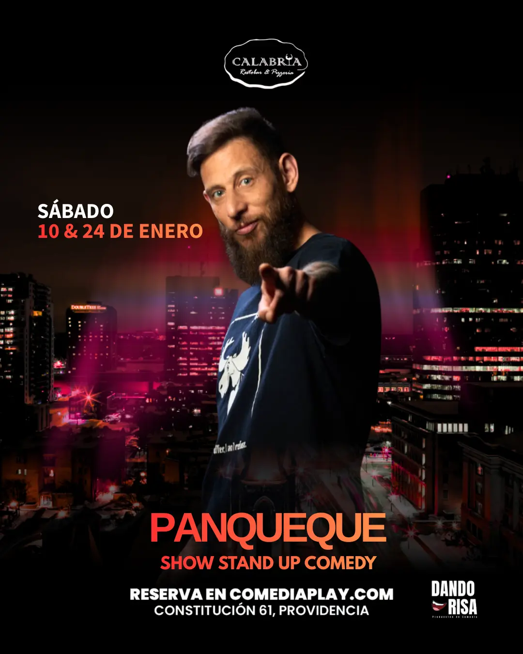 Panqueque en Calabria, Sábado 10 de Enero