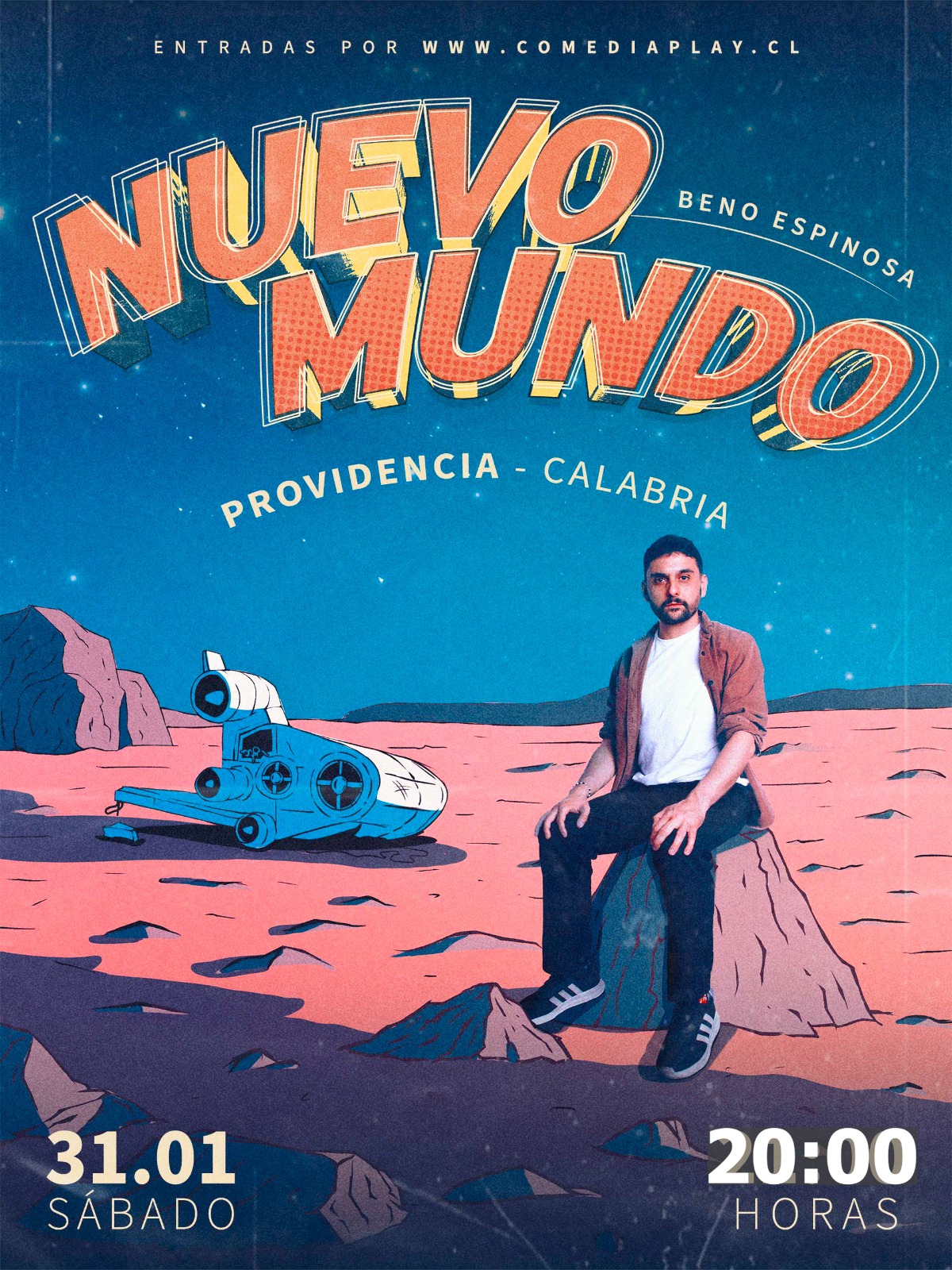 Beno Espinosa en Calabria, Sábado 31 de Enero