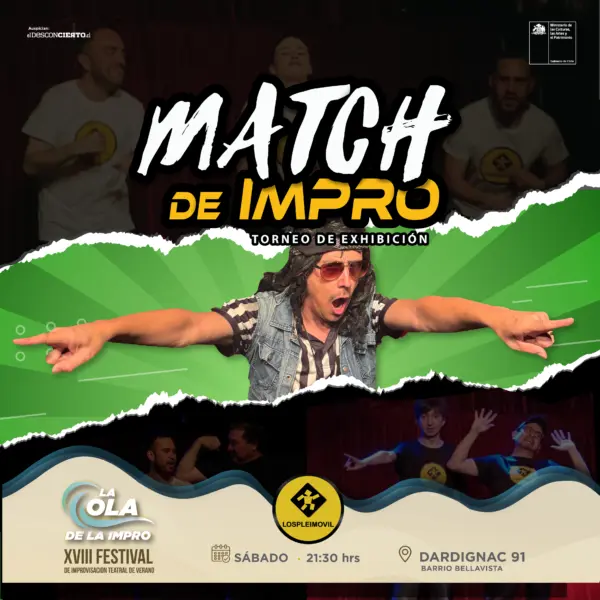 MATCH DE IMPRO en Lospleimovil, Sábado 17 de ene