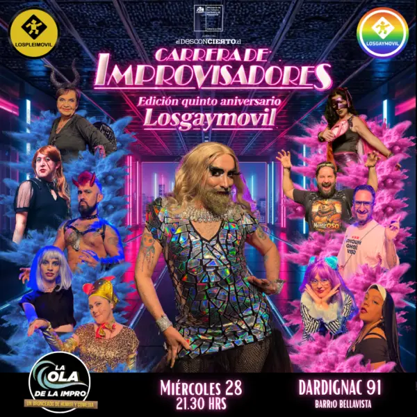 Carrera de Improvisadores función de aniversario en Lospleimovil, Miercoles 28 de Enero